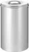 V-Part VB 111000 - Vlamdovende Papierbak 110 liter - Zilver