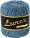 Lurex glitter garen, lichtblauw, L: 160 m, 25 gr/ 1 bol
