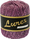 Lurex glitter garen, paars, L: 160 m, 25 gr/ 1 bol