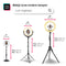 LURK® Ringlamp set 8 inch LED - Met statief | Smartphone houder & microfoon | Universeel & verstelbaar | Selfie Ringlight voor Telefoon | Ring Light | Geschikt voor Iphone & Samsung