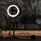 LURK® Ringlamp set 8 inch LED - Met statief | Smartphone houder & microfoon | Universeel & verstelbaar | Selfie Ringlight voor Telefoon | Ring Light | Geschikt voor Iphone & Samsung