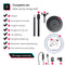 LURK® Ringlamp set 8 inch LED - Met statief | Smartphone houder & microfoon | Universeel & verstelbaar | Selfie Ringlight voor Telefoon | Ring Light | Geschikt voor Iphone & Samsung