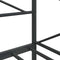 vidaXL - Slaapbank - zonder - matras - 90x190 - cm - staal - zwart