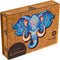 UNIDRAGON Houten Puzzel Voor Volwassenen Dier - Eeuwige Olifant - 299 stukjes - King Size 41x32 cm