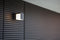 LUTEC Cuba - Wandlamp voor buiten - 3000K - Aluminium armatuur - Donkergrijs