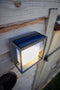 LUTEC Curtis - LED Solar Wandlamp voor buiten - Donkergrijs