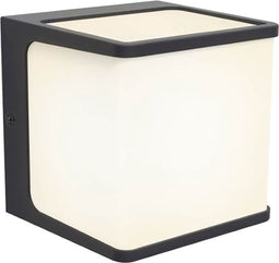 LUTEC Doblo - Wandlamp voor buiten - LED - 3000K - Donkergrijs