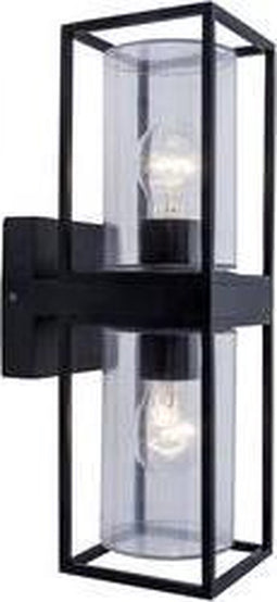 LUTEC Flair - Wandlamp Up & Down licht - Mat Zwart