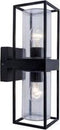 LUTEC Flair - Wandlamp Up & Down licht - Mat Zwart