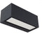 LUTEC Gemini Square Small - Wandlamp voor buiten - Up & Down - Aluminium - LED - 700 Lumen - 10.5W - 4000K wit licht- Donkergrijs