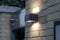 LUTEC Gemini Square Small - Wandlamp voor buiten - Up & Down - Aluminium - LED - 700 Lumen - 10.5W - 4000K wit licht- Donkergrijs