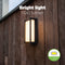 LUTEC Qubo - LED wandlamp voor buiten - Premium aluminium - 1100Lm krachtig licht - 3000K warm licht - IP54 extra weerbestendig - Donkergrijs - 110 x 71 x 220 mm