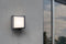 LUTEC Qubo - Moderne wandlamp voor buiten - Aluminium armatuur - LED - 650 Lumen - 3000K warm wit licht - Donkergrijs