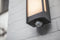 LUTEC Qubo - Wandlamp voor buiten - PIR bewegingssensor - Aluminium armatuur - LED - 800 Lumen - 14W - 3000K warm wit licht - Donkergrijs