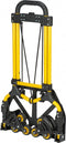 Stanley Opvouwbare Steekwagen SXWTD-FT584 - Max. 60KG - Lichtgewicht Aluminium - Incl. Elastiek - 45 x 39 x 104 CM - Zwart/Geel
