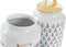 Tin DKD Home Decor Wit Multicolour Keramiek Mediterrane (2 Stuks)