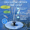 Luume Solar Fontein op Zonne Energie - Solar Fonteintje Drijvende - Waterornament - Water Fontijn