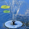 Luume Solar Fontein op Zonne Energie - Solar Fonteintje Drijvende - Waterornament - Water Fontijn