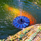 Luume Solar Fontein op Zonne Energie - Solar Fonteintje Drijvende - Waterornament - Water Fontijn