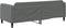 vidaXL - Slaapbank - 80x200 - cm - stof - donkergrijs