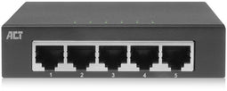 ACT AC4415 - Gigabit Ethernet Switch - 5 Poorten - Metalen behuizing