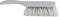 Luva handstoffer zwart/wit k.haar 30cm