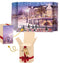 Luville Adventskalender Kerst in Amsterdam - 24 Stuks - L43 x B31 x H6 cm
