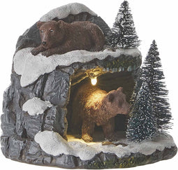 Luville - Bear cave white - Kersthuisjes & Kerstdorpen