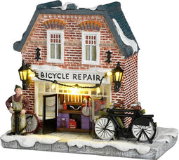 Luville - Bicycle repair shop battery operated l16,3xb8,5xh14,5cm