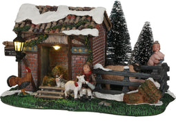 Luville - Child farm ville battery operated - Kersthuisjes & Kerstdorpen