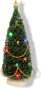 Luville - Christmas tree with flashing lights - h15cm - Kersthuisjes & Kerstdorpen
