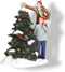 Luville - Dave & Britt decorating the tree - l7xb5xh9cm - Kersthuisjes & Kerstdorpen