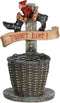 Luville Efteling Miniatuur Prullenbak - H6 cm