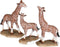 Luville - Giraffe family 3 stuks - l9,5xb4,5xh13cm - Kersthuisjes & Kerstdorpen