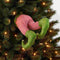 Luville Kerstdorp Kerstman 2 - 17x13x35 cm - polystyrene - Rood