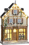 LuVille Kerstdorp Miniatuur Bakkerij - L17 x B7 x H26,5 cm