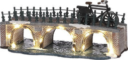 Luville Kerstdorp Miniatuur Boogbrug - L21,5 x B9,5 x H9 cm