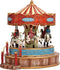 Luville Kerstdorp Miniatuur Carousel - L17,5 x B16 x H18 cm
