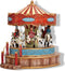 Luville Kerstdorp Miniatuur Carousel - L17,5 x B16 x H18 cm