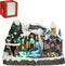 LuVille Kerstdorp Miniatuur Dorpsplein - L34 x B18 x H24 cm
