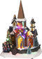 LuVille Kerstdorp Miniatuur Kerk met Koor - L19 x B15 x H27,5 cm