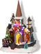 LuVille Kerstdorp Miniatuur Kerk met Koor - L19 x B15 x H27,5 cm