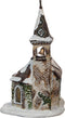 LuVille Kerstdorp Miniatuur Kerk St. Charlier - L17 x B14 x H24 cm