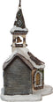 LuVille Kerstdorp Miniatuur Kerk St. Charlier - L17 x B14 x H24 cm