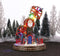 LuVille Kerstdorp Miniatuur Kermis Speedy Windmill - L24 x B21 x H22 cm