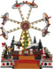 Luville Kerstdorp Miniatuur Kermisattractie met Vliegtuigjes - L27,5 x B23,5 x H35,5 cm
