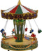LuVille Kerstdorp Miniatuur Kermisattractie Zweefmolen - H27 x Ø21 cm