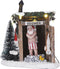 LuVille Kerstdorp Miniatuur Naakte Kerstman - L10 x B9 x H11 cm