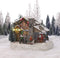 Luville Kerstdorp Miniatuur Pistehotel - L22,5 x B17 x H18,5 cm