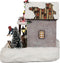 Luville Kerstdorp Miniatuur Sint Bernard Hondenkennel - L24 x B17 x H16,5 cm